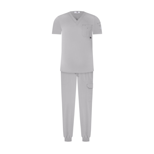 Pulse Scrub Set - Gray / Gris